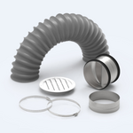 Aero 200mm Wall / Eave Roof Ducting Kit ADK200WALL hero image