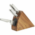 Wiltshire Staysharp Premium Stainless Steel 6 Piece Knife Block Set with Sharpener 41450 image NaN