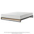 Zinus Single 15cm Ironline Bed Base Wood and Metal AU-IRPF-6S image NaN