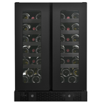 Artusi 36 Bottle Dual Zone Double Door Side by Side Wine Fridge AWC36BV hero image