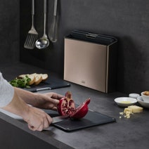 Joseph Joseph Folio Steel 4 Piece Chopping Board Set Rose Gold 60172 hero image