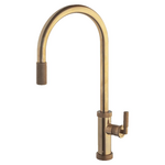 Armando Vicario Urban D Pull Out Kitchen Mixer Natural Brass 400728NBR hero image