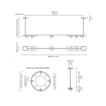 CTO Lighting Modulo Horizontal Ceiling Light - Bronze MODPEHLBZSKMO hero image