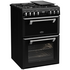 Belling 60cm Mini Richmond Black Dual Fuel Freestanding Oven BMR60DODFB image NaN