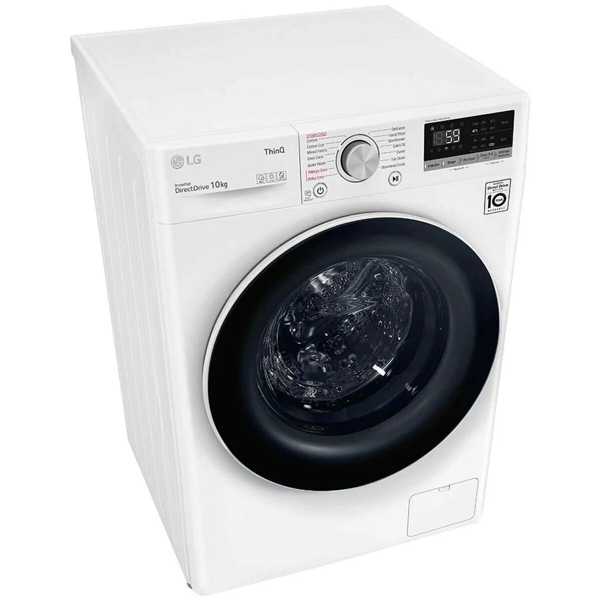 Lg 10 kg washing store machine front load