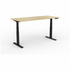 OLG Agile+ Adjustable Single Desk 1800x750 New Oak Worktop with Black Frame OG_AG2MESSD1875B_NO image NaN