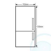 Electrolux EBM4300SDLH 430L Bottom Mount Fridge hero image