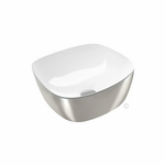 Catalano Green Lux 40x40 Washbasin - Silver and White 3113000525 hero image
