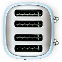 Smeg Temperature Control Kettle and Four Slice Toaster Breakfast Pack Pastel Blue KLF04PBAUTSF03PBAU hero image