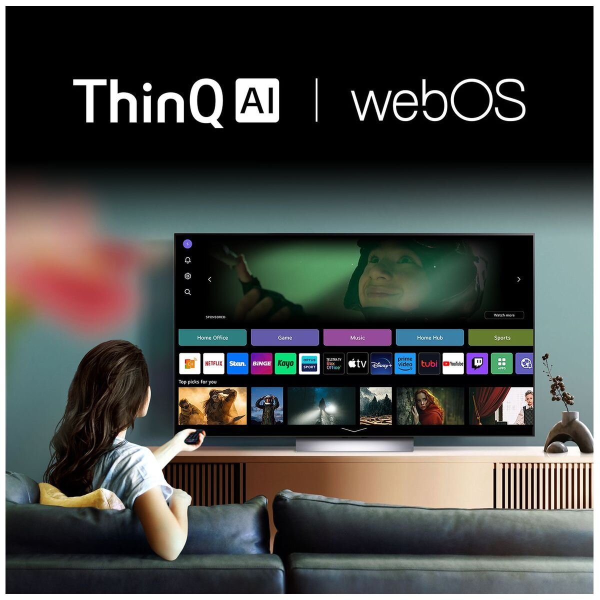 LG 65 Inch B4 4K UHD Smart OLED TV OLED65B4PSA [2024] hero image