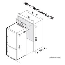 Liebherr 473L Bottom Mount Fridge CBNES5167RH hero image