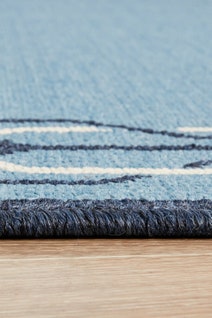 Rug Culture Seaside Small Blue Rug 160X110CM - SSD-6666-BLU-160110 hero image