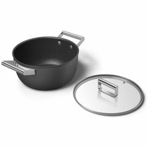 Smeg Three Piece Cookware Set Matte Black CK3PCBLM hero image