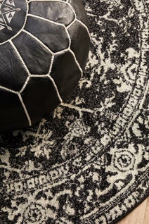 Rug Culture Evoke Small Charcoal Rug 150X150CM - EVO-253-CHAR-150X150 hero image