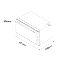 Fisher & Paykel 90cm Series 7 Stainless Steel Contemporary Electric Built-In Oven OB90S9MEX4 hero image