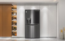 LG 708L InstaView French Door Fridge GF-V708BSL hero image