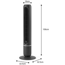 Philips 5000 Series Tower Fan Charcoal CX5550-01 hero image