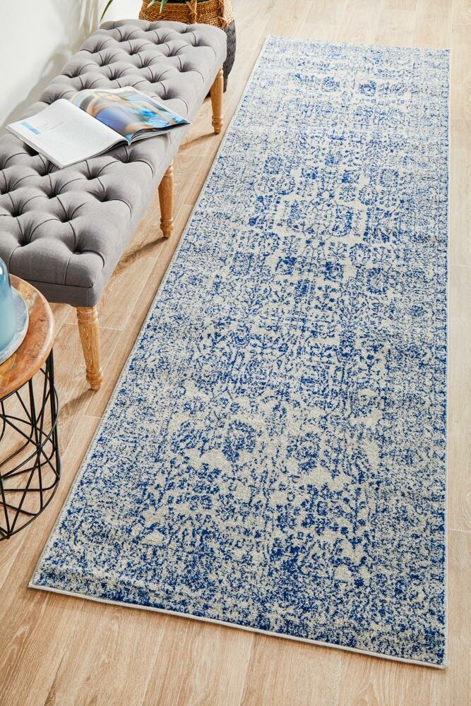 Rug Culture Evoke Extra Large Blue Rug 500X80CM - EVO-256-BLUE-500X80 hero image