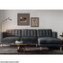 Ostro Esperence Three Seater Left Hand Chaise Sofa Dark Grey U501SALHFCSXDYX image NaN