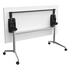 OLG Uni Flip Table 1500x750 White Worktop with Chrome Frame OG_UNIFLIP1575C_W image NaN
