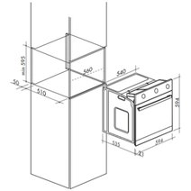 Artusi 60cm Stainless Steel Electric Built-In Oven AO650X hero image