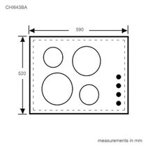 Chef CHI643BA 60cm Induction Cooktop hero image