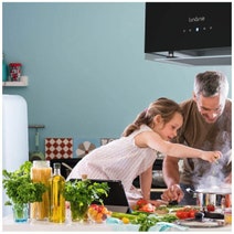 Linarie 50cm Island Rangehood Black RAHID50BG hero image