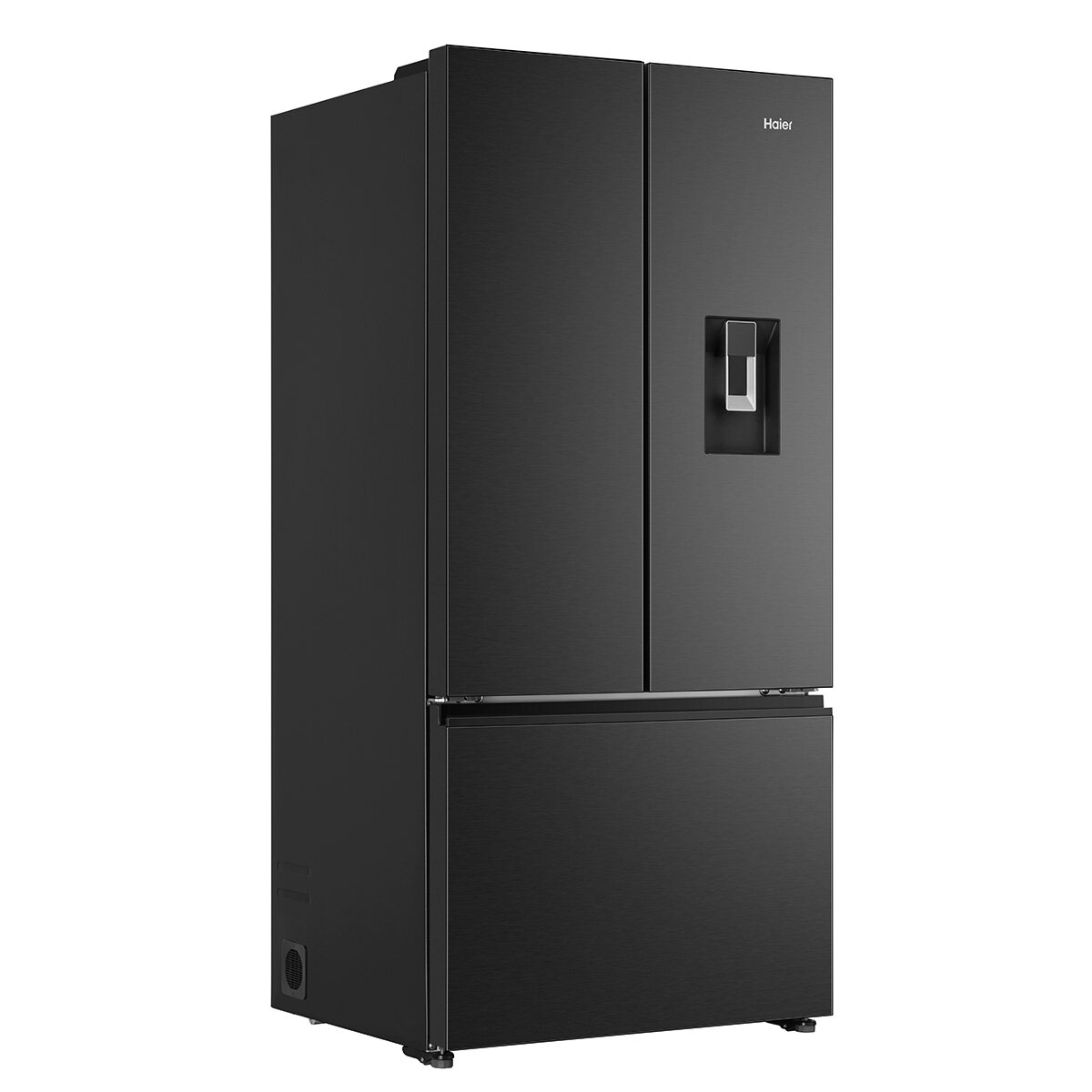 Haier 509L French Door Fridge with Non-Plumbed Water Dispenser Black HRF510FHC hero image