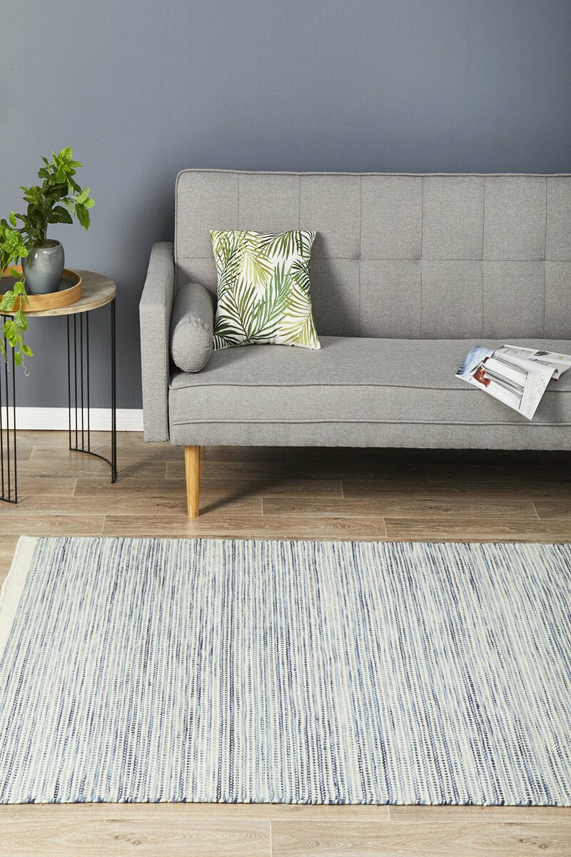 Rug Culture Skandi Medium Blue Rug 225X155CM - SKAN310BLU225X155 hero image