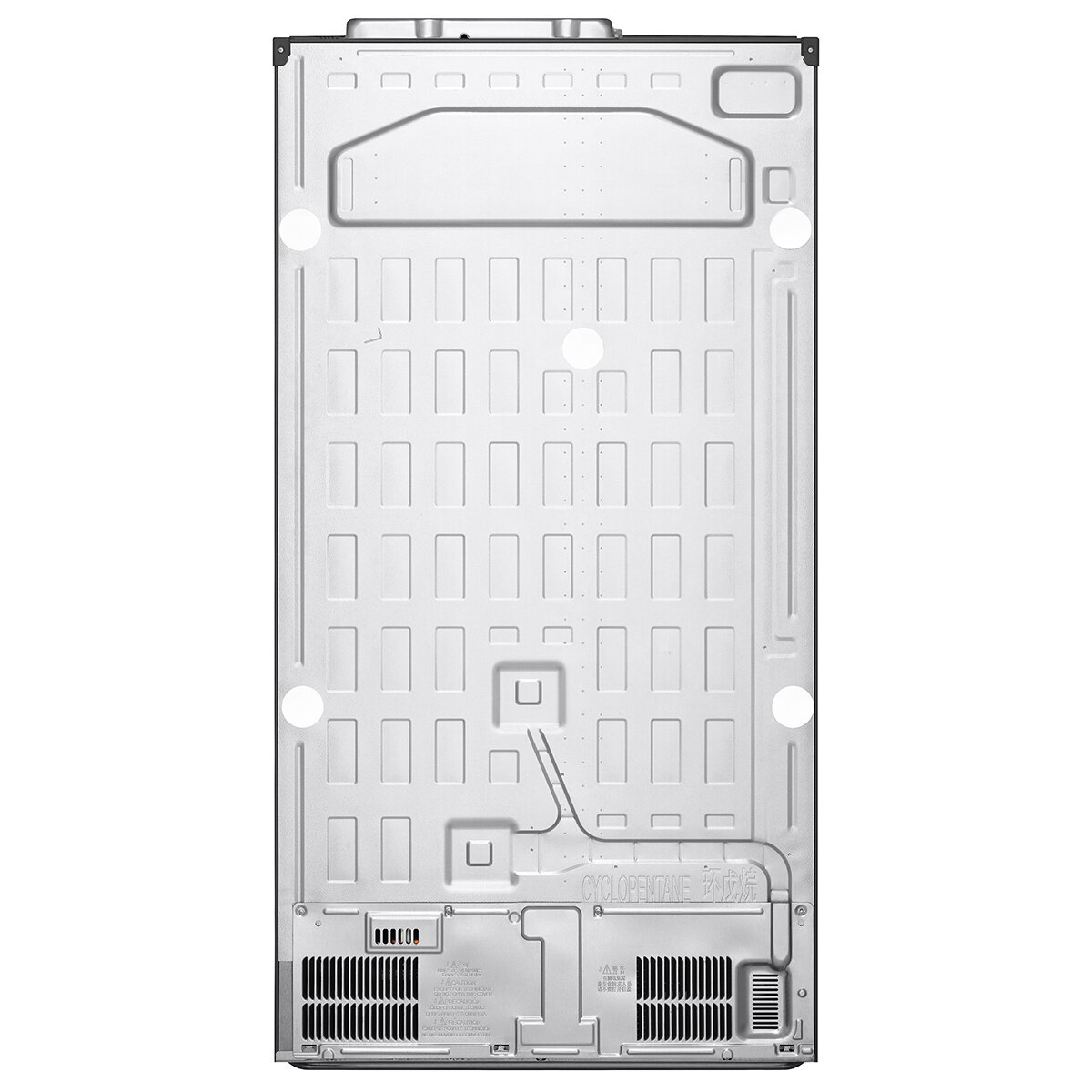 LG 655L Side by Side Fridge Matte Black GS-B600MBL hero image