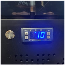 Schmick 694L Two Door Heated Glass Beverage Refrigerator Black SK668-B-HD hero image