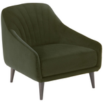 Natuzzi Editions Felicita Dark Green Armchair Fabric CHAIRC01470007709 hero image