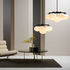 CTO Lighting Cloudesley Medium Chandelier Light - Bronze with Opal Glass CLOCHMBZGO image NaN