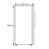 Fisher & Paykel C270RW 266L Upright Fridge image NaN