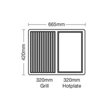 Gasmate BQ1096NG Galaxy Natural Gas 4 Burner Drop In BBQ hero image