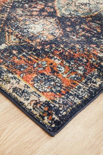 Rug Culture Legacy Medium Multi-coloured Rug 300X80CM - LEG-854-NAVY-300X80 hero image