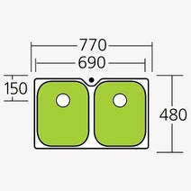 Oliveri WA10UMAPACK Diaz Undermount Sink and Mixer Tap Pack hero image