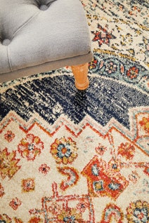 Rug Culture Legacy Small Multi-coloured Rug 150X150CM - LEG-855-ECRU-150X150 hero image