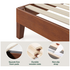 Zinus King Deluxe Solid Wood Bed Frame Dark Brown AU-PWPBBHE-12K image NaN
