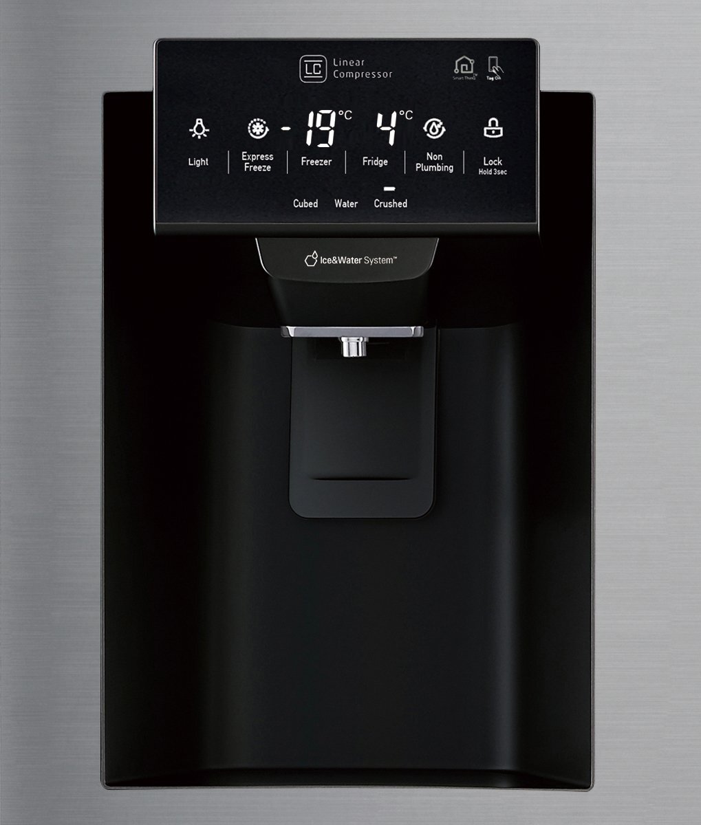 LG 668L Side by Side Fridge Non Plumbed GS L668PNL Appliances Online