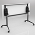 OLG Uni Flip Table 1500x600 White Worktop with Black Frame OG_UNIFLIP156B_W image NaN