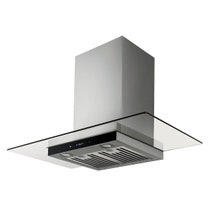 Airvolution 90cm Flat Glass Canopy Rangehood Stainless Steel ARGF90BTS ...