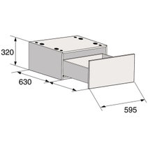 ASKO Laundry Pedestal Drawer White HP320W hero image