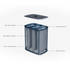 Joseph Joseph Tota Trio 90-litre Easy-empty Laundry Separation Basket - Black  50025 image NaN