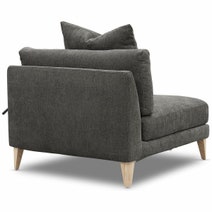 Kalona KYOTO Slipper Chair Pewter WS-205-01-VILA-27 hero image