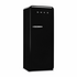 Smeg 270L 50's Retro Style Aesthetic Top Mount Fridge Black FAB28RBL3AU image NaN