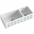 Abey Chambord Henri 1 & 1/2 Bowl Fireclay Sink - Bretagne HENRI-3BR image NaN