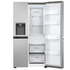 LG 635L Side by Side Fridge with Ice & Water Dispenser Stainless Steel GS-L600PL image NaN