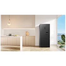 TCL 412L Bottom Mount Refrigerator Matte Black C440BFB hero image