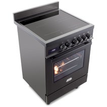 DeLonghi 60cm Deluxe Induction Anthracite Freestanding Oven PRO66MALIN hero image